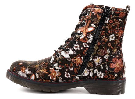 Migant Ankle Boots A920-212, black/flower - Women's ankle boots - 131656 - 2