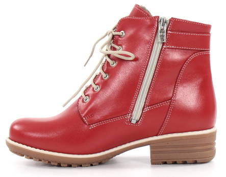 Natura Ankle Boots 28270, Red - Women's ankle boots - 129106 - 2