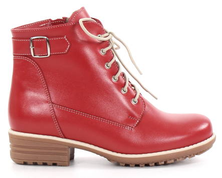 Natura Ankle Boots 28270, Red - Women's ankle boots - 129106 - 1