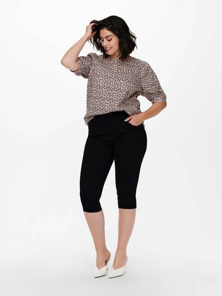 Only Carmakoma Capris hw, Black - Women's shorts and capris - 128816 - 2