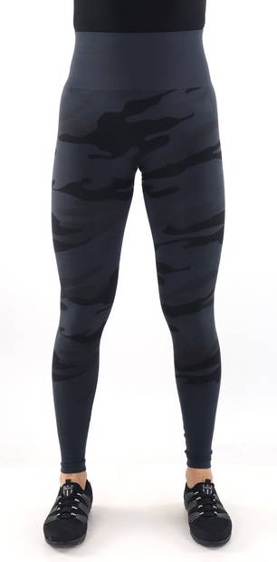 Only Play Leggings black/camo - Women's sports leggings - 134336 - 1