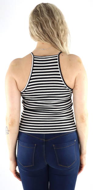 Pieces Topp Ostina bright white/black - Women's tank tops - 133496 - 2