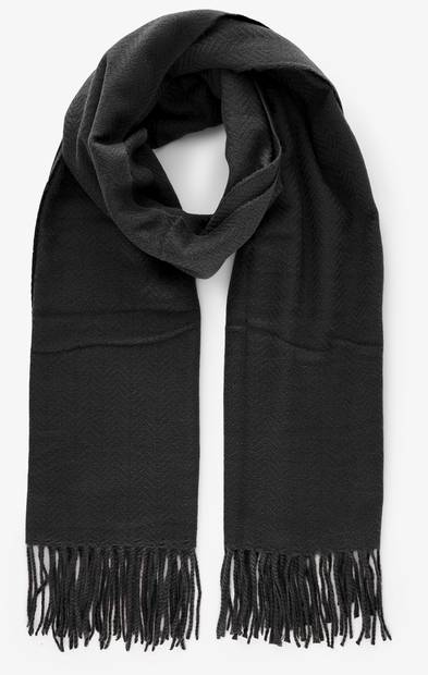 Pieces Scarf Kial new long, black - Women's scarfs - 129496 - 1