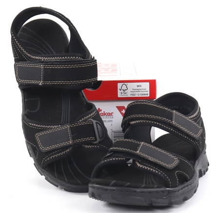 Rieker Sandals 67891-00 black - Rieker women`s sandals - 133406 - 2