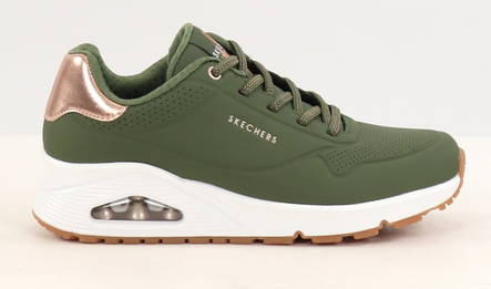 Olive skechers clearance