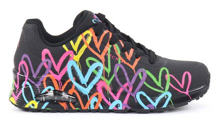 Skechers Sneakers 177981/WMLT UNO-HIGHLIGHT LOVE black - Skechers women`s sneakers - 132846 - 1