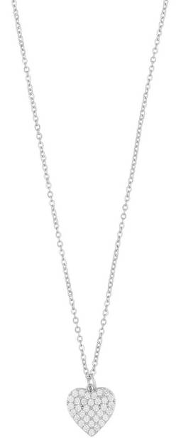 Snö of Sweden Necklace North heart s/clear - Necklaces - 134956 - 1