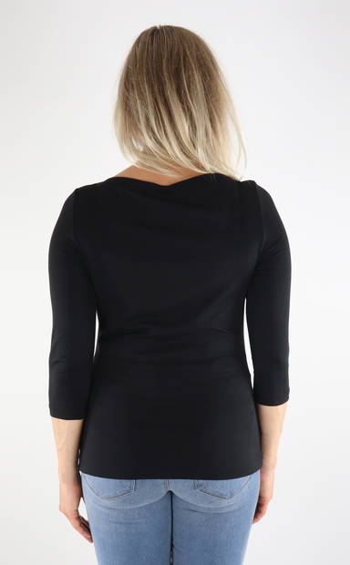 Vero Moda Shirt Panda modal, black - Women's long sleeved shirts - 131356 - 2