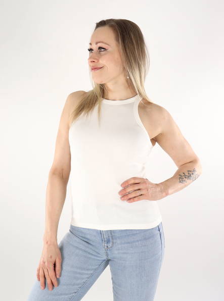 Vero Moda women's Rib top snow white - Women's tank tops - 135826 - 1
