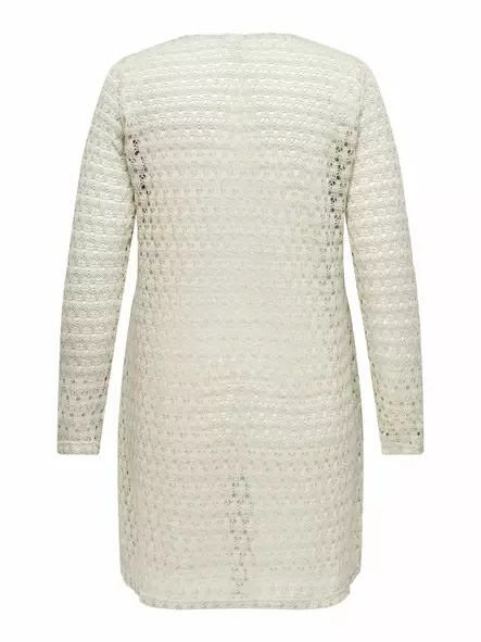 Only Carmakoma plus size cardigan Lati Lace silver lining - Women's knitwear - 136476 - 2