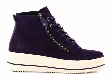Rieker Remonte women's ankle boots D1C70-30 purple - Rieker ankle boots - 136916 - 2
