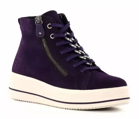 Rieker Remonte women's ankle boots D1C70-30 purple - Rieker ankle boots - 136916 - 1
