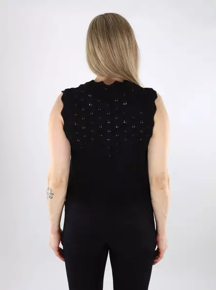 Only women's top O-Neck black - Women's tank tops - 138036 - 2