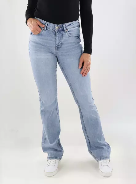 Vero Moda wide-leg jeans VMFLASH MR Pocket light blue - Women's jeans - 139196 - 1