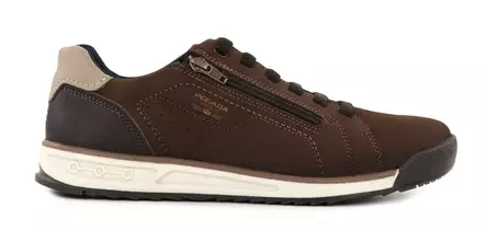 Pegada men's leather sneakers 112503-10 chocolate - Men's sneakers - 139606 - 1
