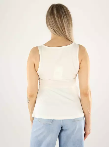 Only top peplum cloud dancer - Women's tank tops - 140756 - 2