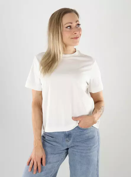 Vero Moda t-shirt snow white/give - Women's T-shirts - 141176 - 2