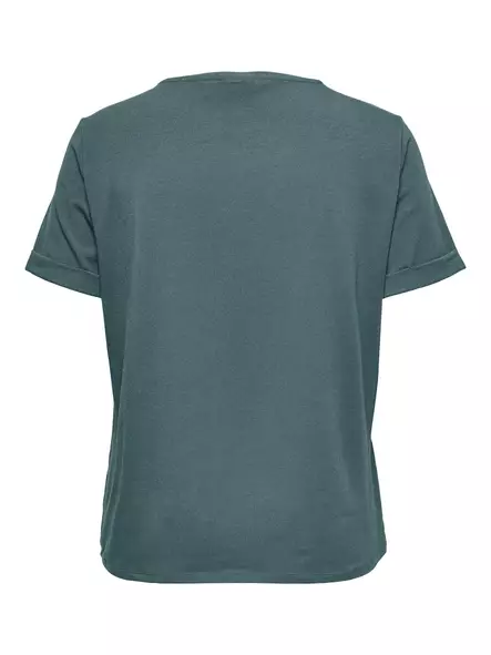 Only Carmakoma Women's Plus Size T-Shirt Moster Fold Up North Atlantic - Women's T-shirts - 141286 - 2