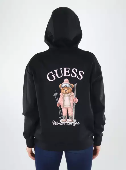 V6BQ17K6354-JBLK - Women's hoodies and colleges - 142136 - 2