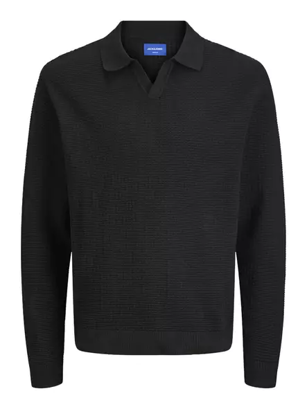 Jack&Jones men's sweater Greene polo black - Men's dress shirts - 139816 - 1