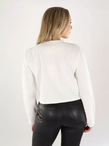 JDY short boucle blazer Boucle cloud dancer - Women's jackets and blazers - 138946 - 2