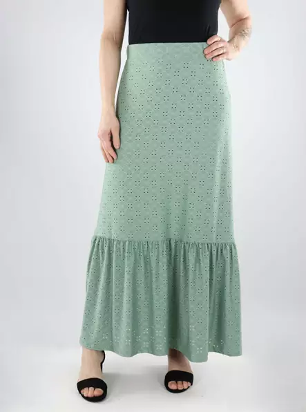 JDY long skirt Ancle hedge green - Skirts - 140326 - 1