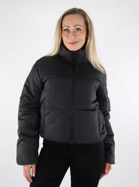 JJXX women's lightweight padded jacket Solvej Puffer black - Women's light winter jackets - 137116 - 1