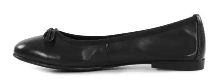 Marco Tozzi genuine leather ballerinas 22100-46 001 black - Ballerinas - 140186 - 2