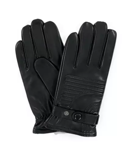 Migant leather gloves NPG162 black - Men's gloves, scarfs and caps - 139866 - 1