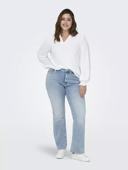 Only Carmakoma women's plus size jeans HW light blue denim - Women's jeans - 140116 - 2