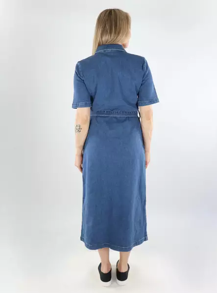 Only long denim dress SS Long medium blue - Dresses and tunics - 138486 - 2