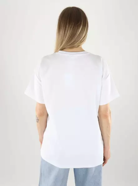 Pieces women's t-shirt Oversized Tee bright white - Women's T-shirts - 140156 - 2