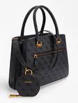 Guess Bag Alexie girlfriend coal logo - Handbags - 132506 - 3