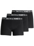 Jack&Jones Boxers Sense 3pack blackwais - Men's boxers and socks - 130016 - 1