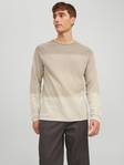 Jack & Jones Sweater Hill beige - Men's knitwear - 133956 - 1