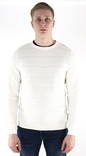 Jack & Jones Men's Sweater Snow, White - Men's knitwear - 127006 - 1