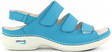 Nursing Care Machine washable sandals WG1819 turquoise - Women's work shoes - 120296 - 1