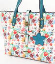 Laura Vita Shoulder bag 4734 white / floral pattern - Handbags - 135256 - 4