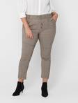 Only Carmakoma Pants Ming ank black/checkered - Women's trousers - 126786 - 1