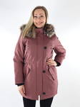 Only Fur women's parka coat pink - Women's parka coats - 134926 - 1
