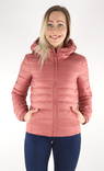 Only Lightweight Quilted Jacket Tahoe hood withered rose - Women's light winter jackets - 130396 - 1