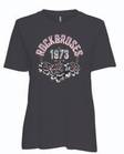 Only T-Shirt Lucy rock, black/roses - Women's T-shirts - 131186 - 1