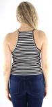 Pieces Topp Ostina bright white/black - Women's tank tops - 133496 - 2