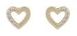 Snö of Sweden Earrings Brooklyn gold/clear - Earrings - 135296 - 1