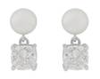 Snö of Sweden Earrings Saga small s/clear - Earrings - 134946 - 1