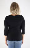 Vero Moda Shirt Panda modal, black - Women's long sleeved shirts - 131356 - 2