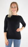 Vero Moda Shirt Panda modal, black - Women's long sleeved shirts - 131356 - 1