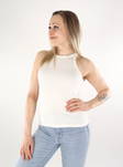 Vero Moda women's Rib top snow white - Women's tank tops - 135826 - 1