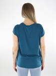 Vero Moda women's t-shirt Plain Moroccan blue - Women's T-shirts - 136056 - 2