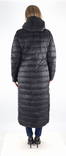 Vila Lightweight Down Coat Manya long, black - Women's light winter jackets - 131936 - 2